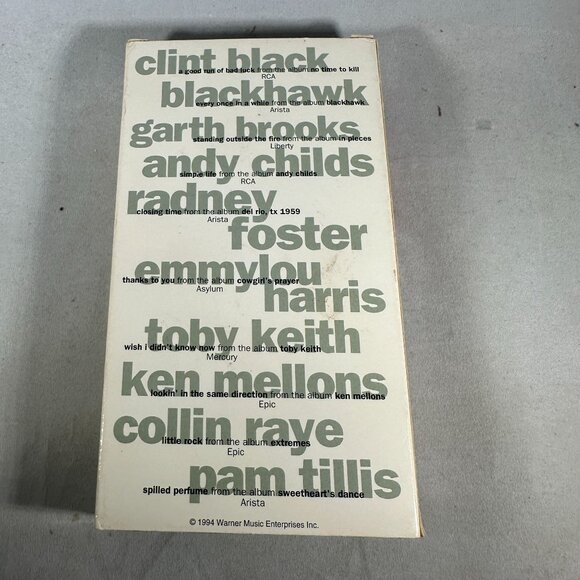 Country Video Monthly Music VHS 1994 Featuring Clint Black Garth Brooks - Picture 2 of 3